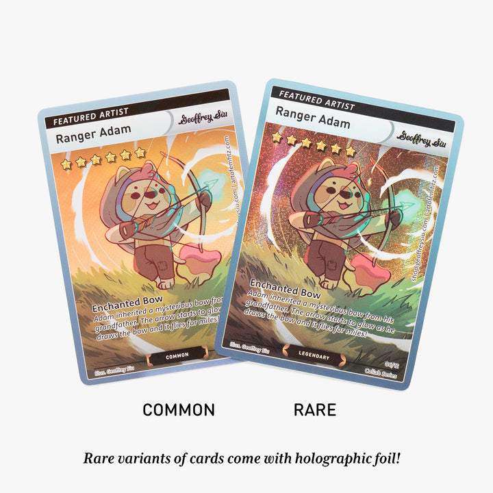 Geoffrey Siu x Art of EmFitz Fluffy Heroes Trading Card Pack (Limited Edition)