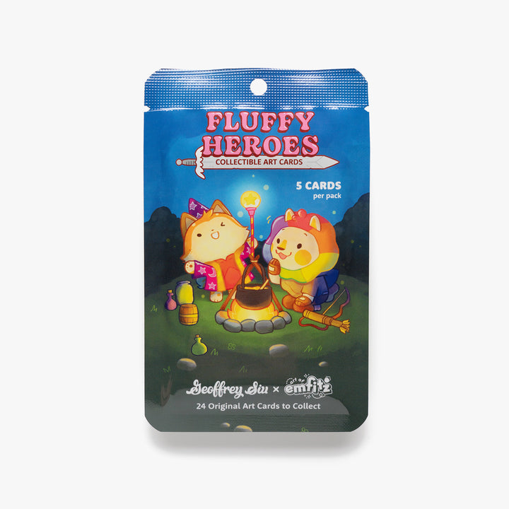Geoffrey Siu x Art of EmFitz Fluffy Heroes Trading Card Pack (Limited Edition)