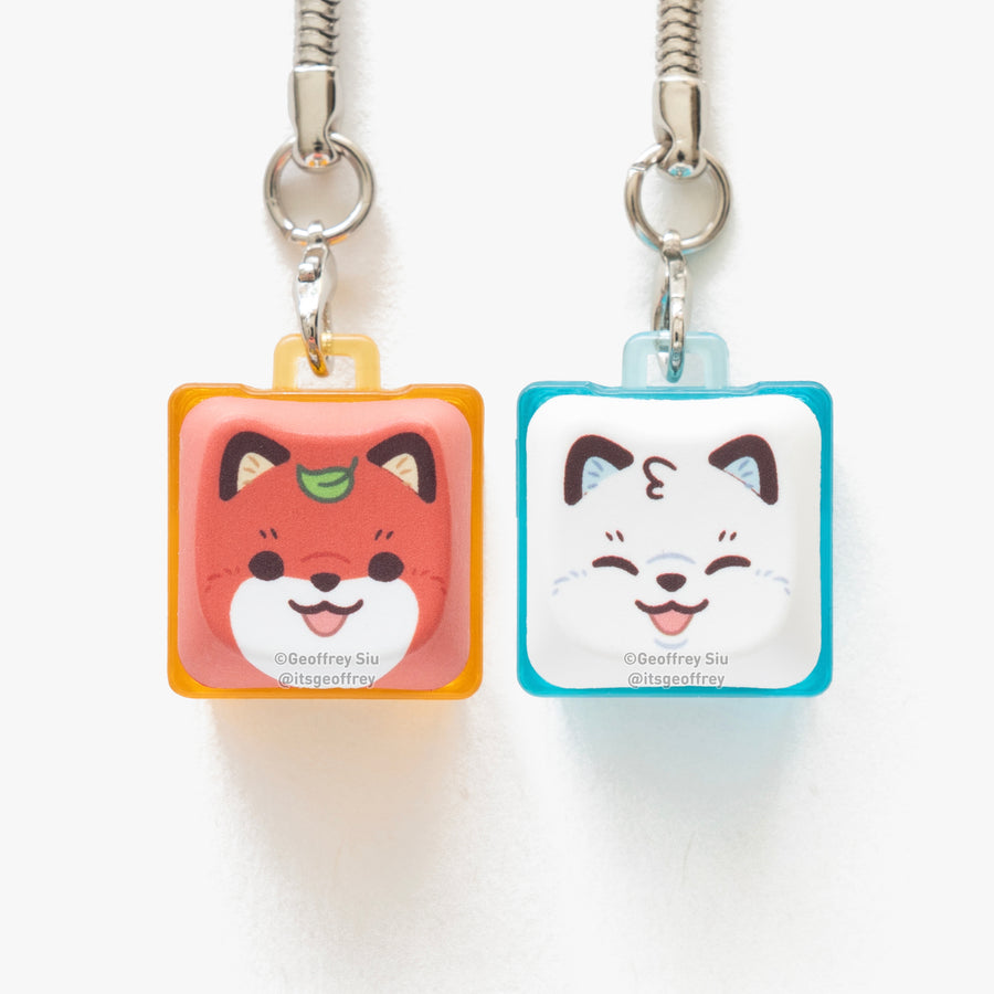 MAO Fox Clicky Keychains – Geoffrey Siu Art LLC