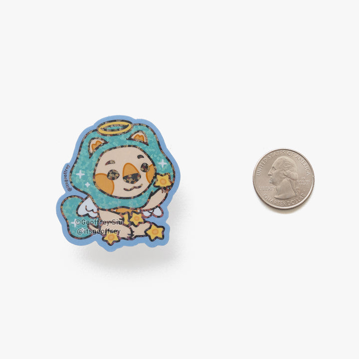 Gabe the Star Lion Holographic Sticker