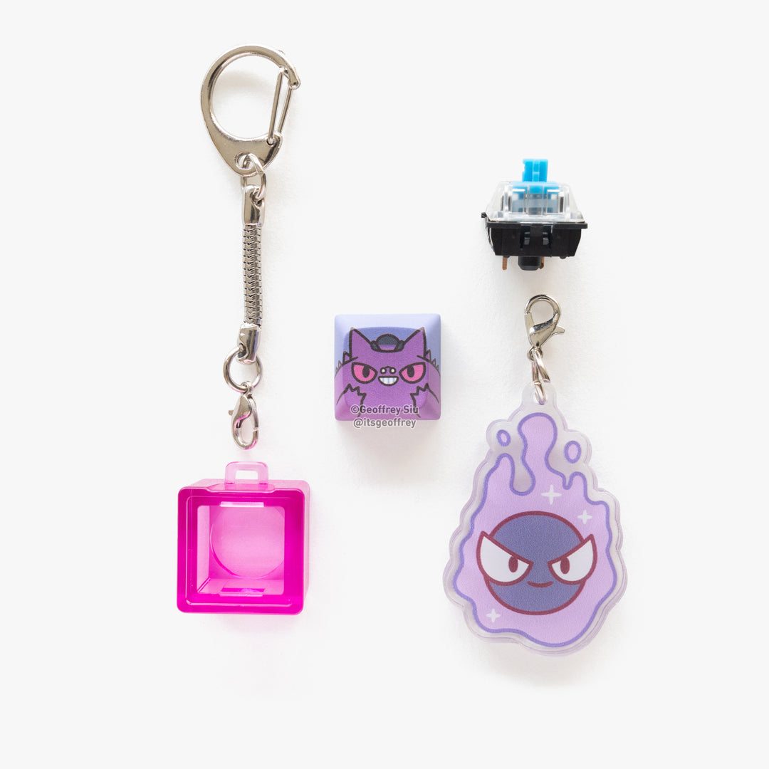 Gengarious Clicky Keychain