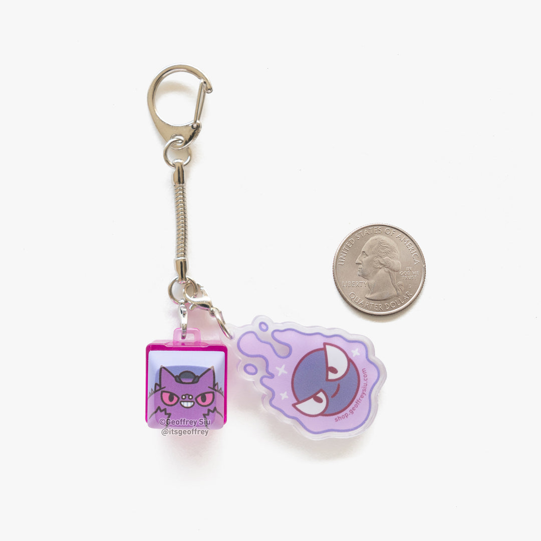 Gengarious Clicky Keychain
