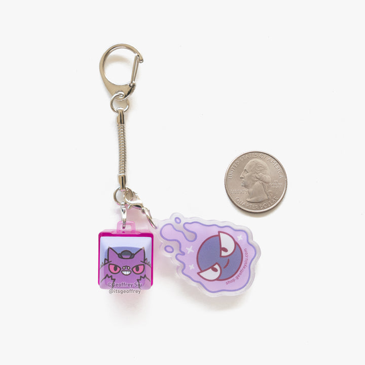Gengarious Clicky Keychain