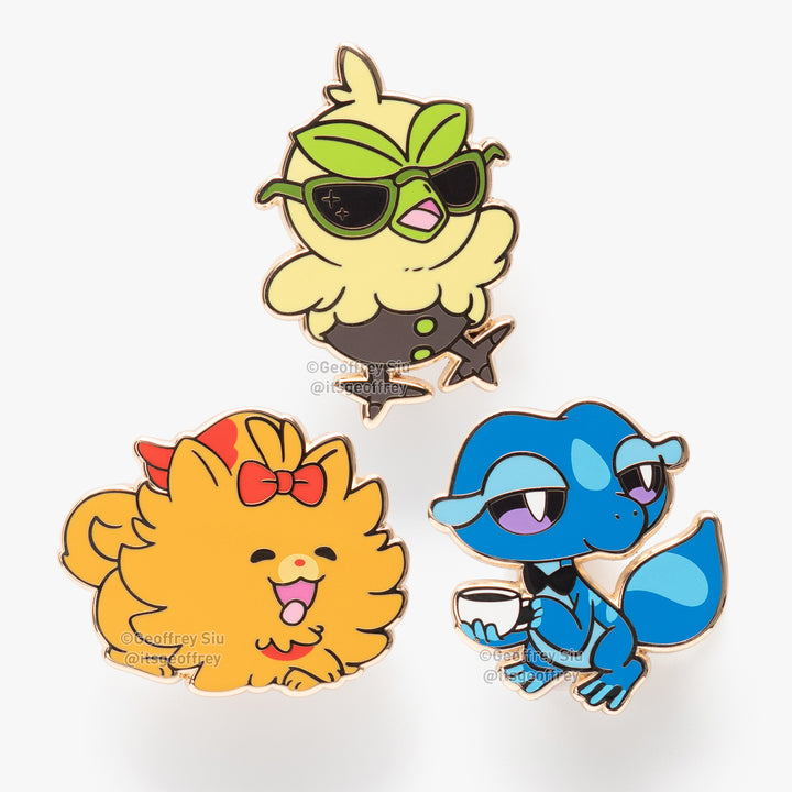 Gentlemon 10 Hard Enamel Pins