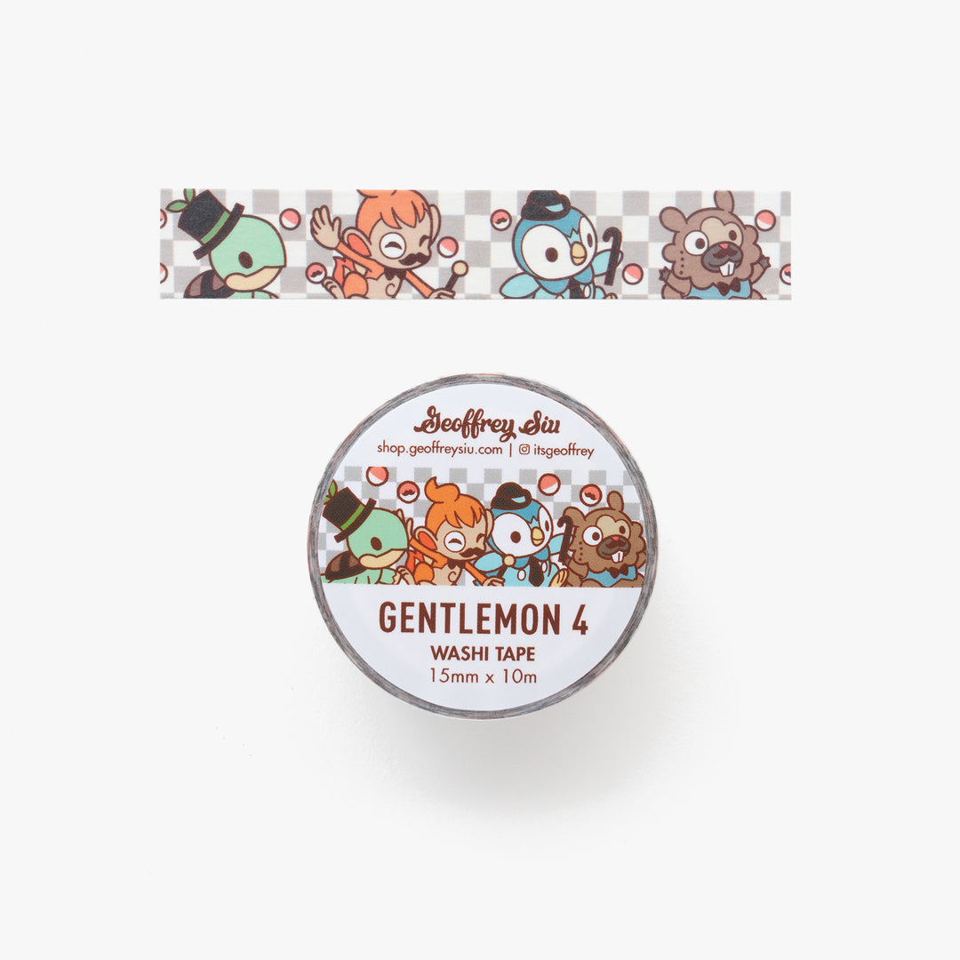 Gentlemon 4 Washi Tape