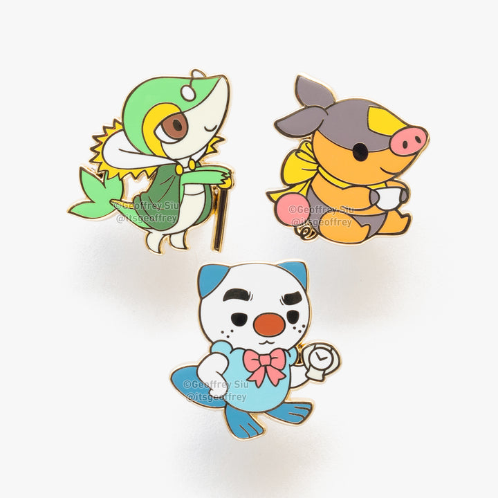 Gentlemon 5 Hard Enamel Pins