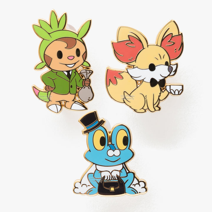 Gentlemon 6 Hard Enamel Pins