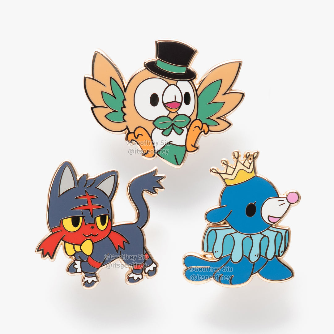 Gentlemon 7 Hard Enamel Pins