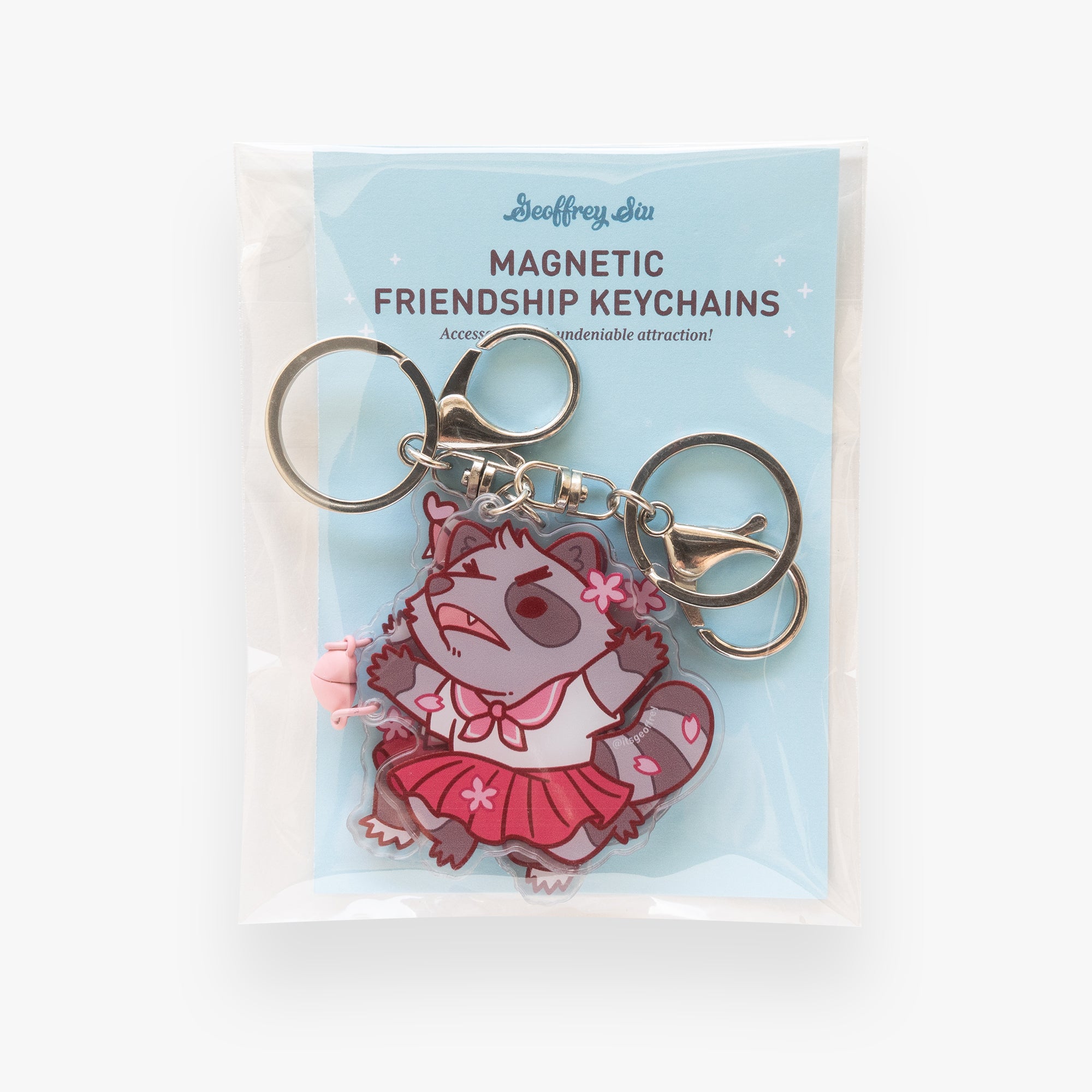 Trash Friends Magnetic Keychains