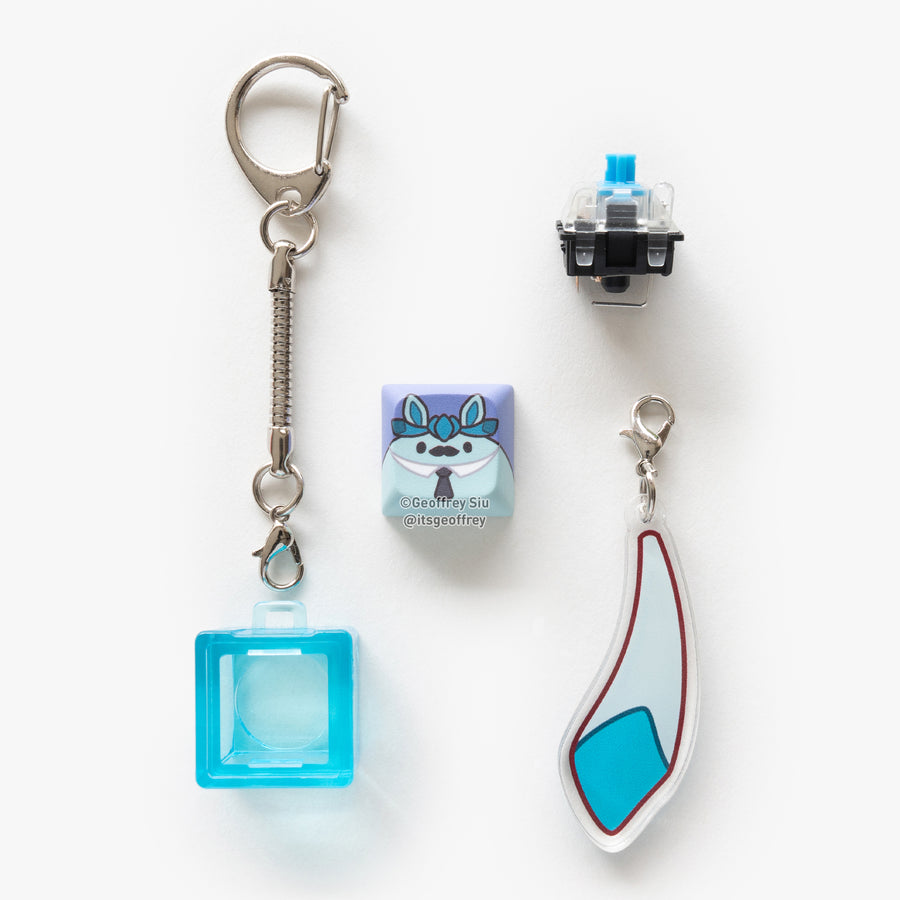 Teaveelution Clicky Keychains – Geoffrey Siu Art LLC