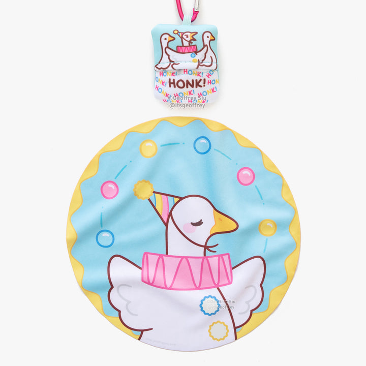 Silly Goose Microfiber Cloth Keychain