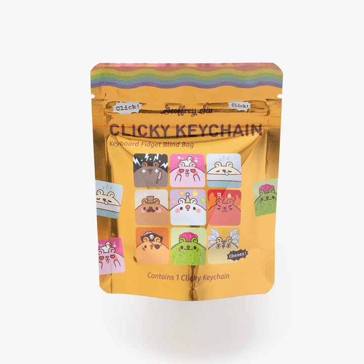 Series 1 Gummy Bear Clicky Keychain Blind Bag