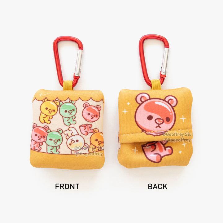 Gummy Bear Microfiber Cloth Keychain