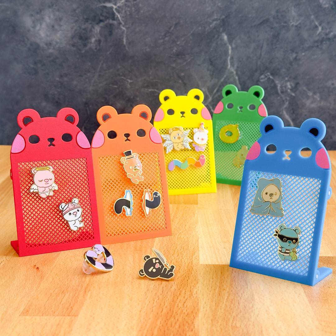 XL Gummy Bear Enamel Pin Display