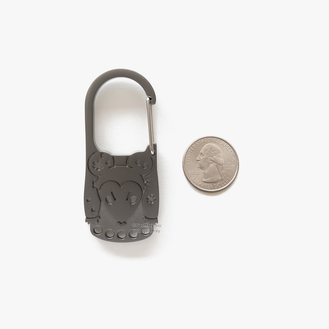 Cherry 'Possum Carabiners (2.9")