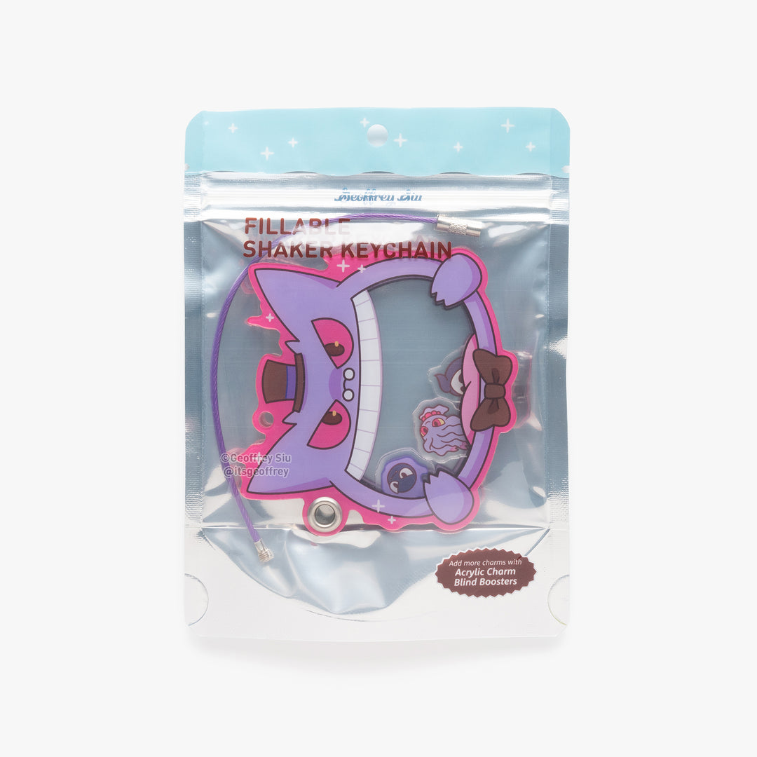 Hungry Gengarious Fillable Shaker Keychain