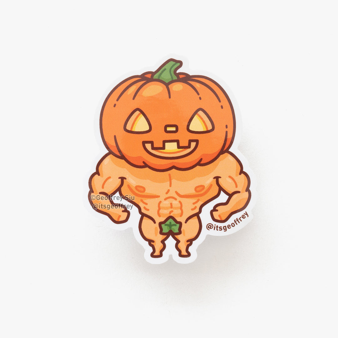 Jacked-o-Lantern Sticker (2.75")