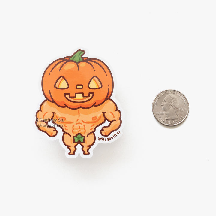 Jacked-o-Lantern Sticker (2.75")