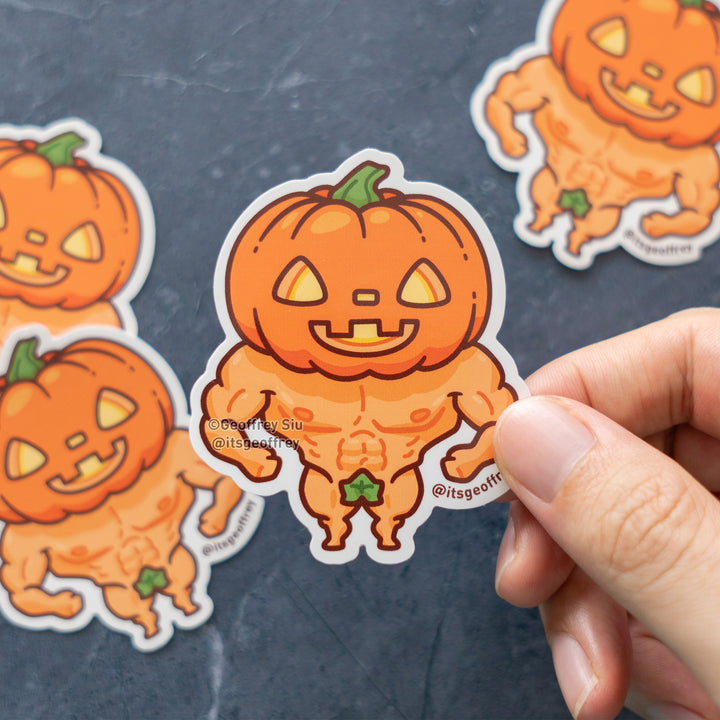 Jacked-o-Lantern Sticker (2.75")