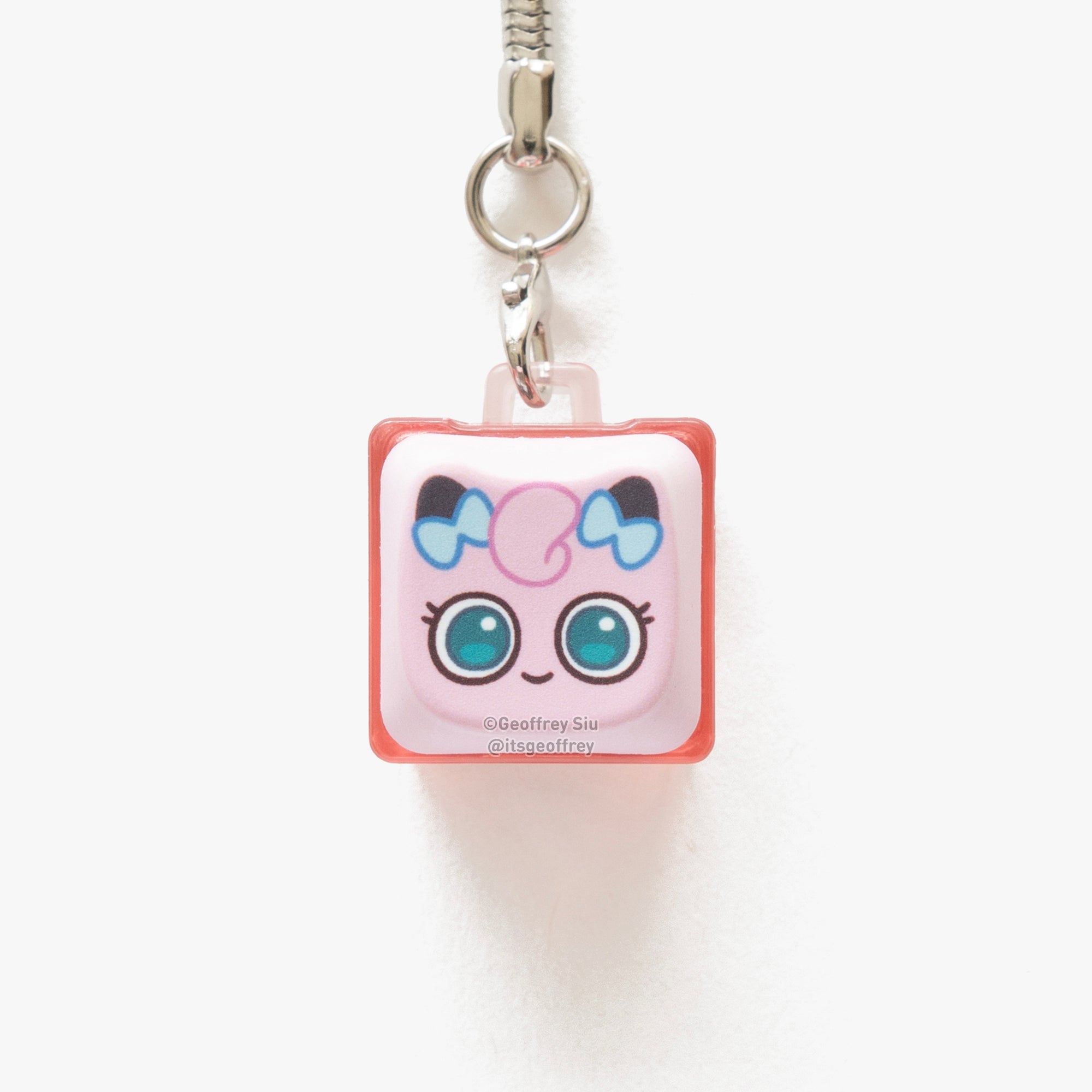 MAO Jigglyposh Clicky Keychain – Geoffrey Siu Art LLC