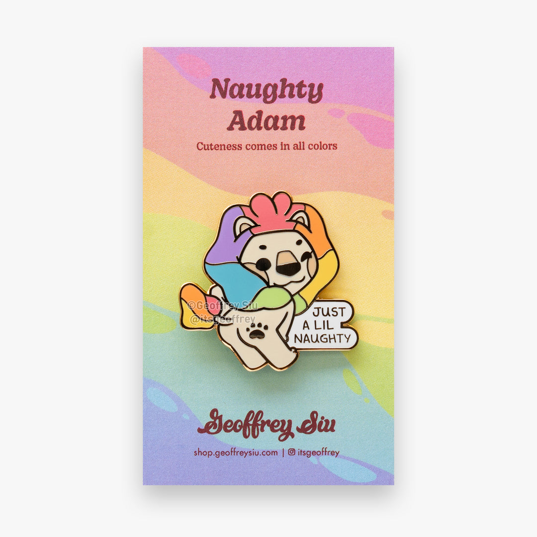Naughty Adam Hard Enamel Pin