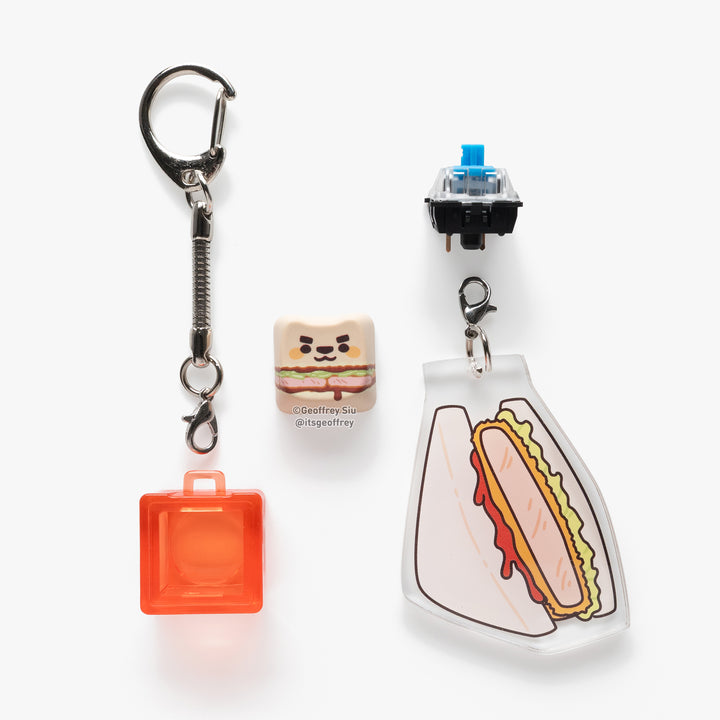 MAO Konbini Clicky Keychains
