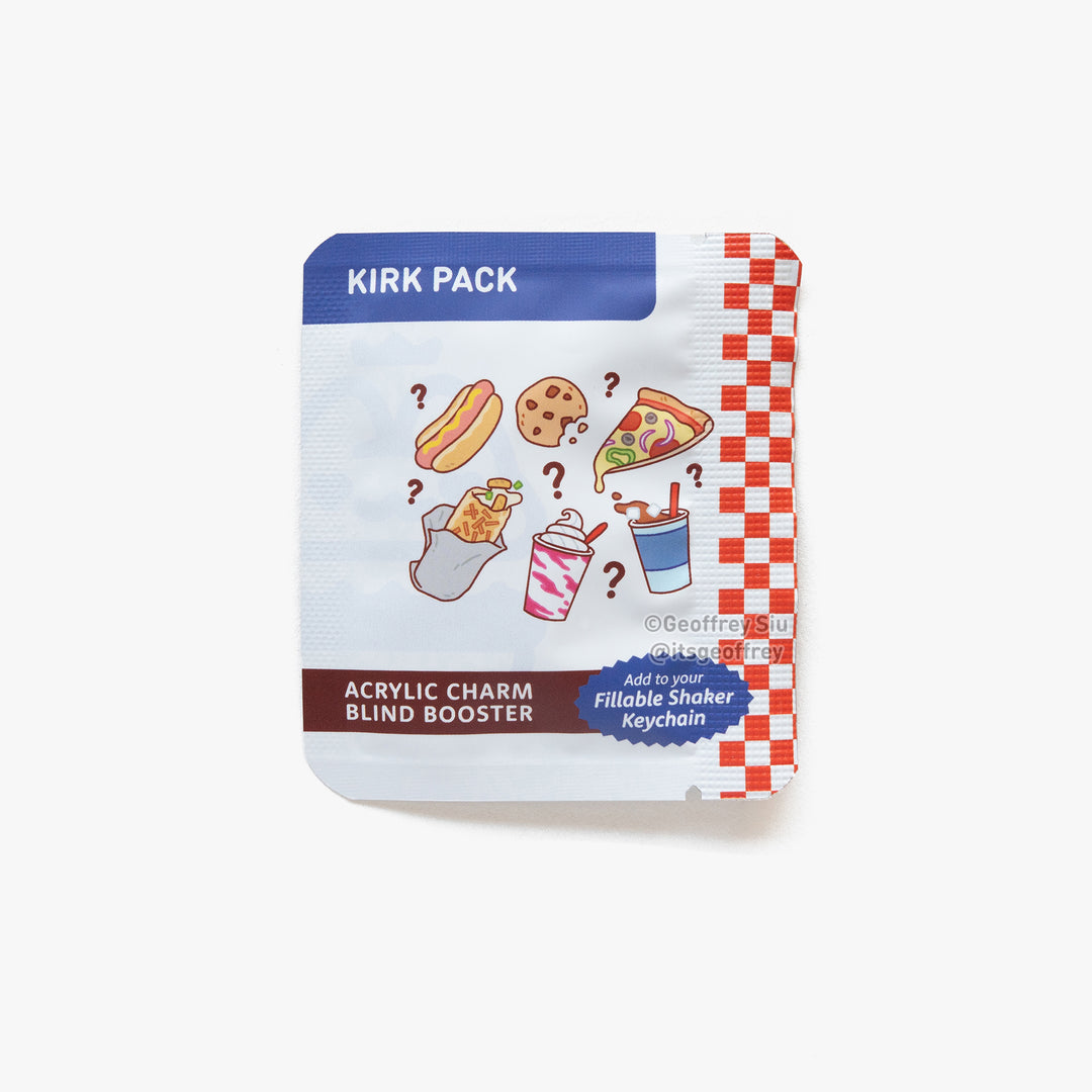 Food Court Fillable Keychain Charms Blind Booster Packs