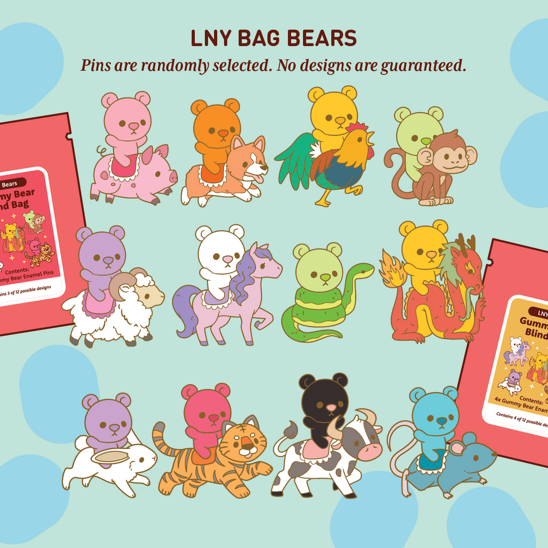 Gummy Pin Blind Bags