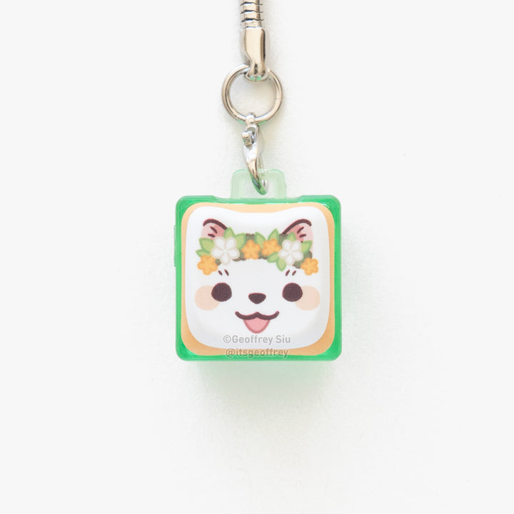 Lei Po'o Cat Clicky Keychain (Made in Hawaii Festival Exclusive)