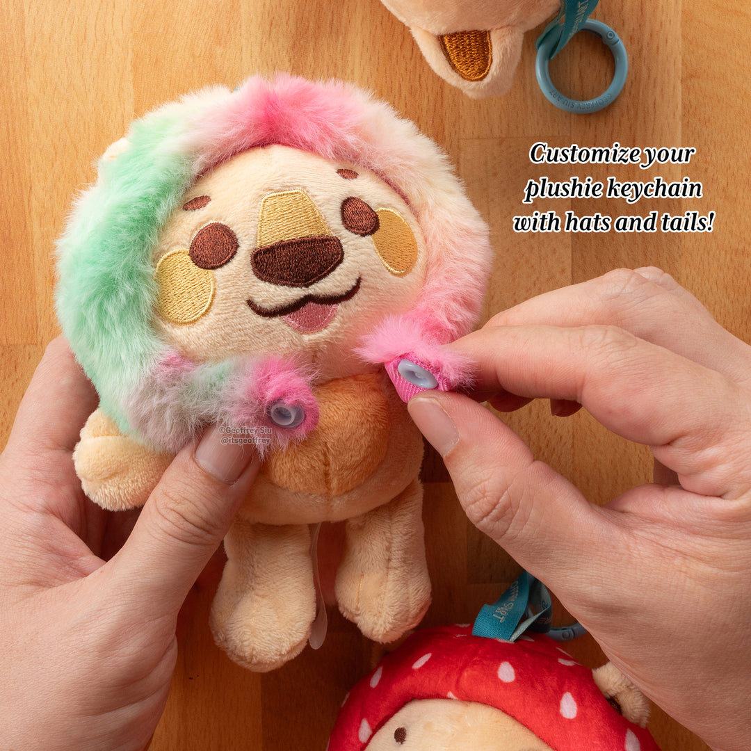Lion Plushie Keychain