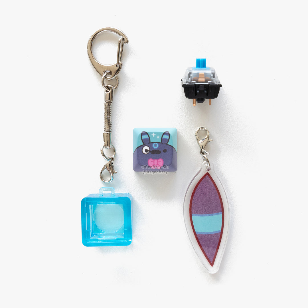 Teaveelution Clicky Keychains – Geoffrey Siu Art LLC