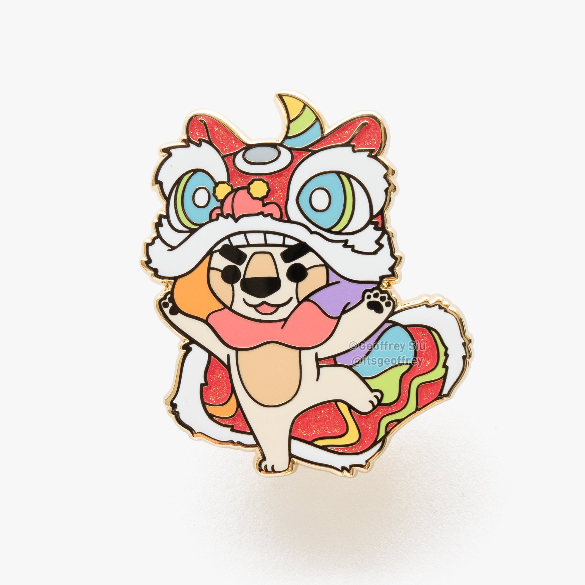 Lion Steve Hard Enamel Pin (Limited Edition)