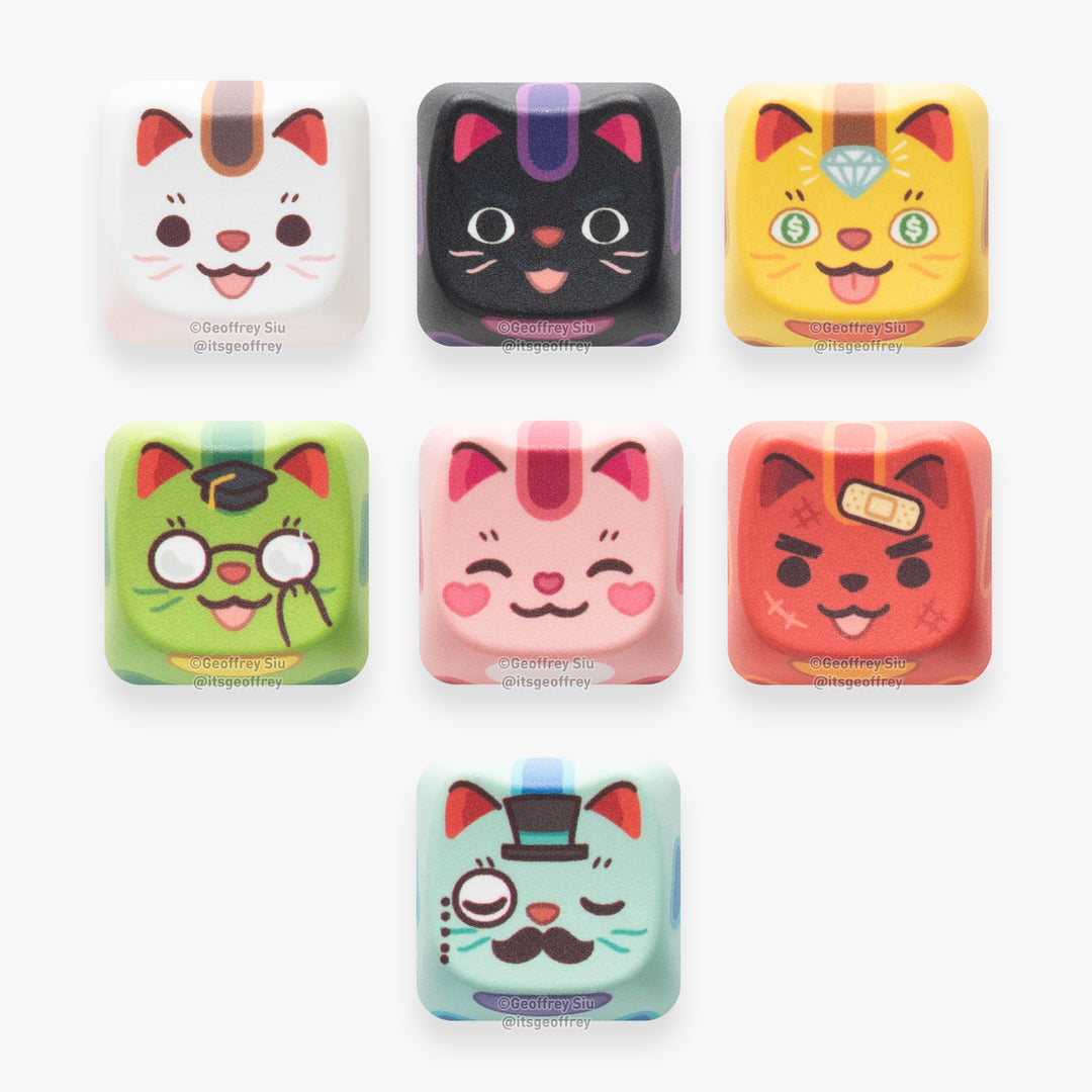 MAO Maneki Neko Individual Key Caps