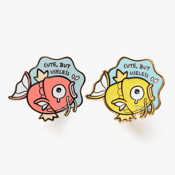 Cute, But Useless Fish Hard Enamel Pin