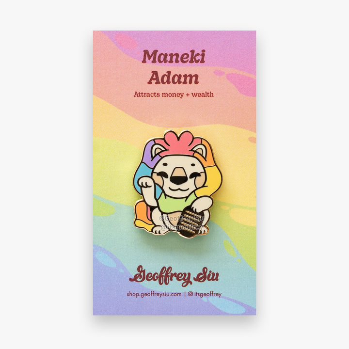 Maneki Adam & Steve Hard Enamel Pins