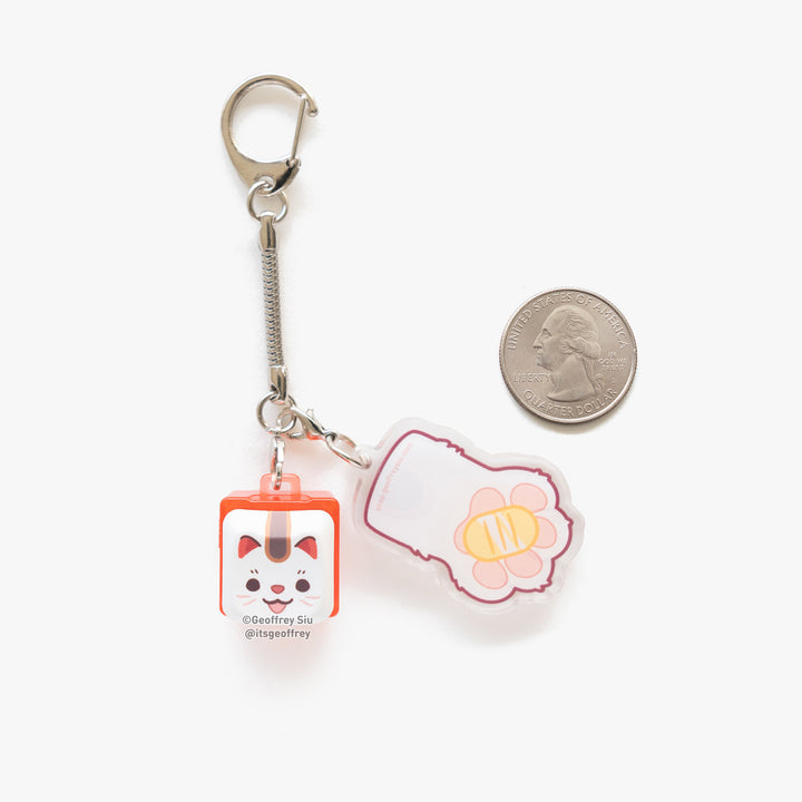 MAO Maneki Neko Clicky Keychain