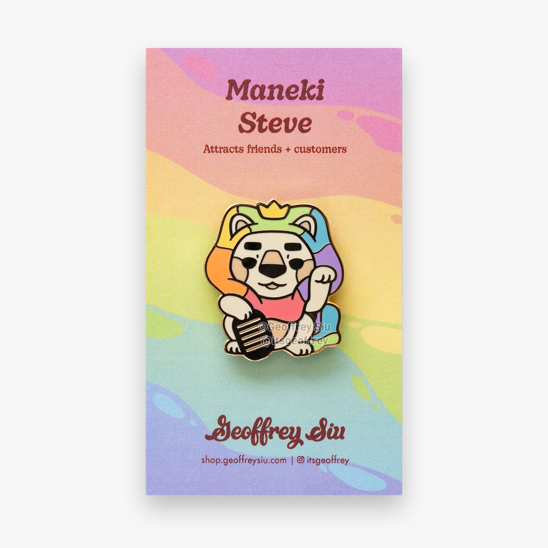 Maneki Adam & Steve Hard Enamel Pins