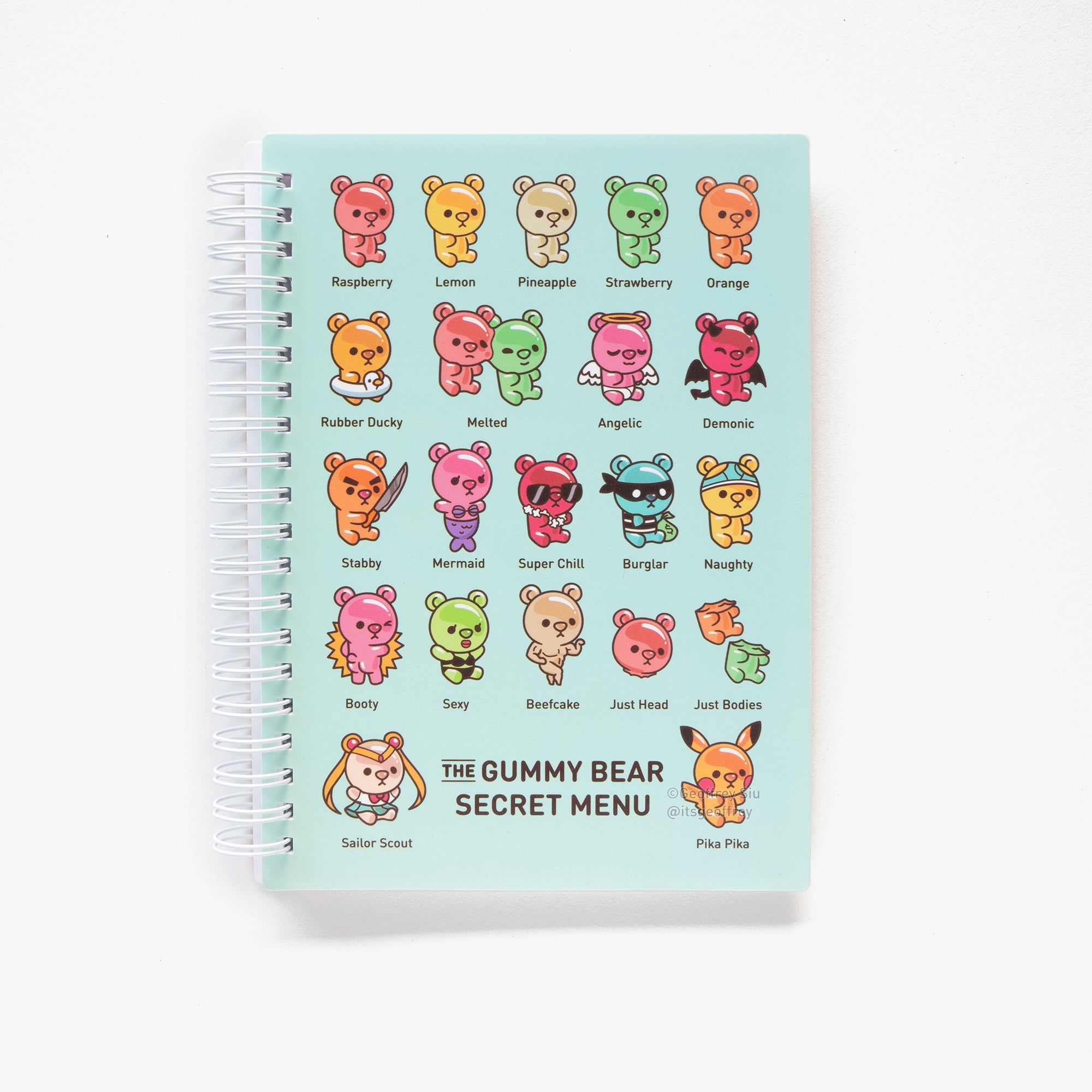 MD The Gummy Bear Secret Menu Reusable Sticker Book