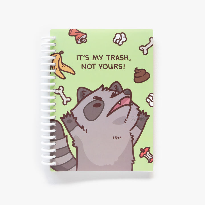 MD It's My Trash Not Yours Raccoon Reusable Sticker Book