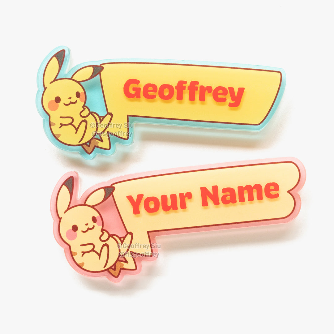 Personalized Pika Name Tag (Limited Edition)