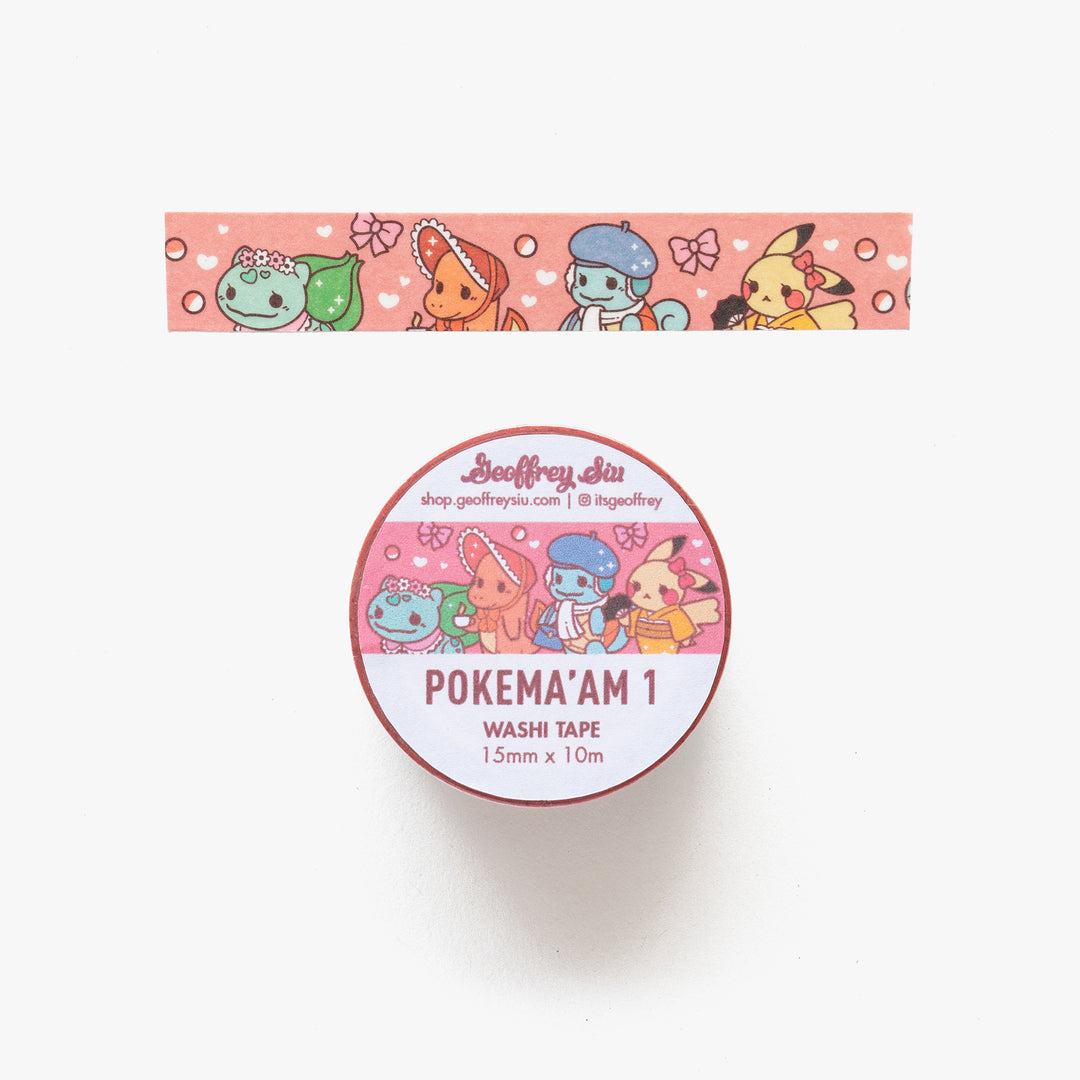 Pokema'am 1 Washi Tape