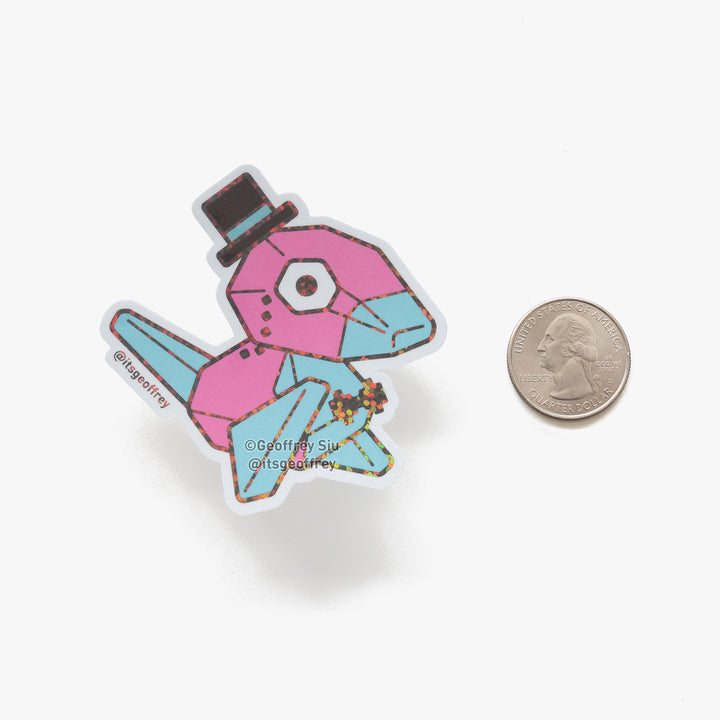 Poryglam Holographic Glitter Sticker (Limited Edition)