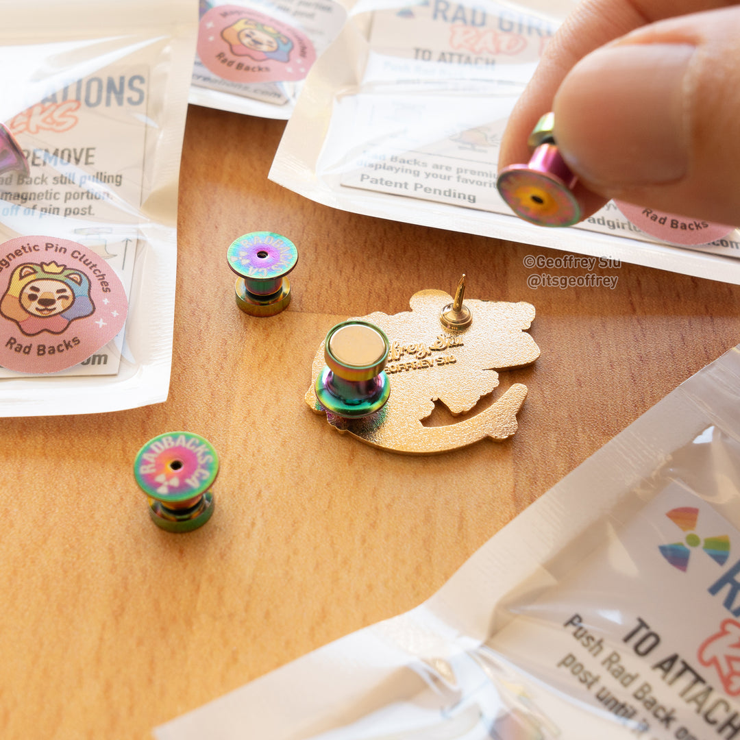 Magnetic Pin Clutches (Rad Backs)