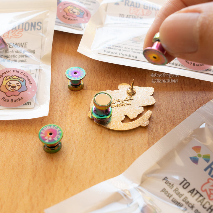 Magnetic Pin Clutches (Rad Backs)