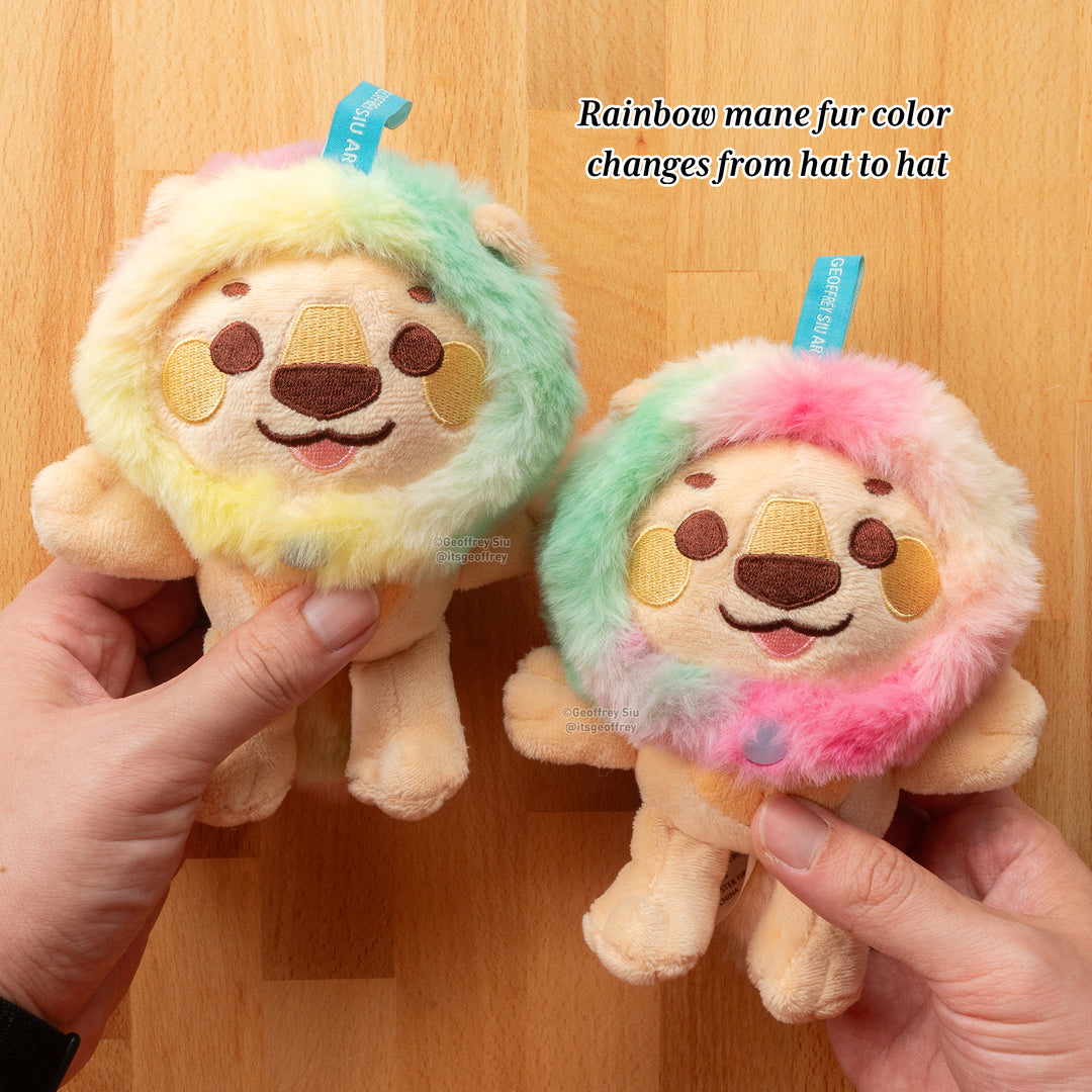 Rainbow Hat Plushie Keychain (No Plush)