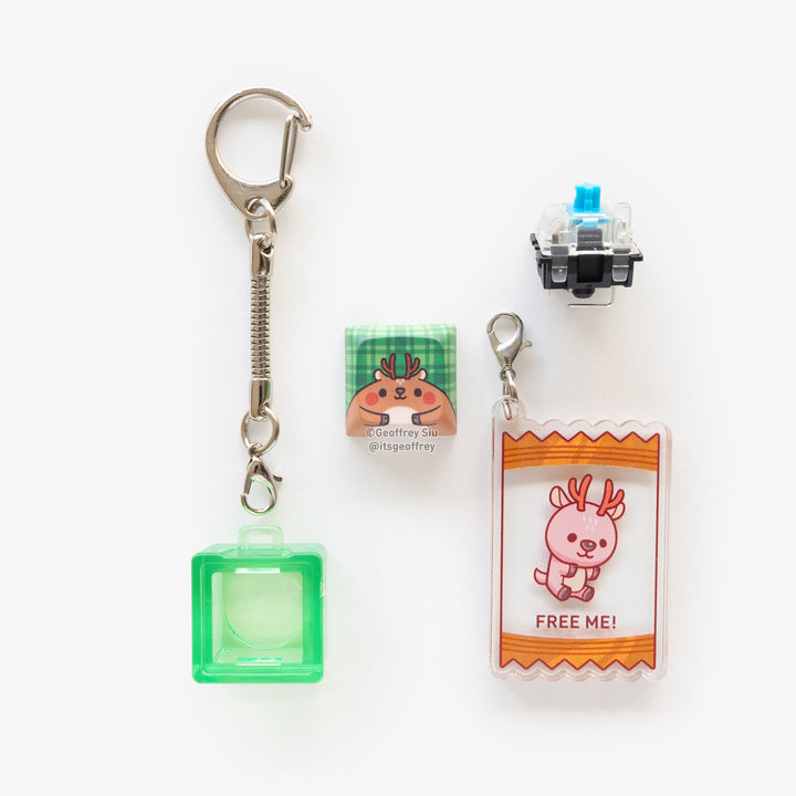 Holiday Clicky Keychains