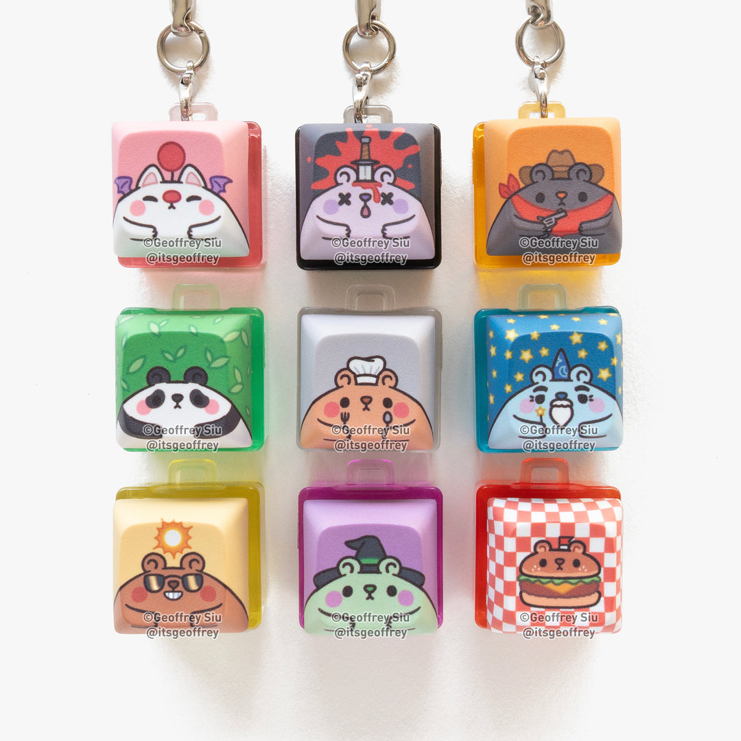 Series 2 Gummy Bear Clicky Keychain Blind Bag