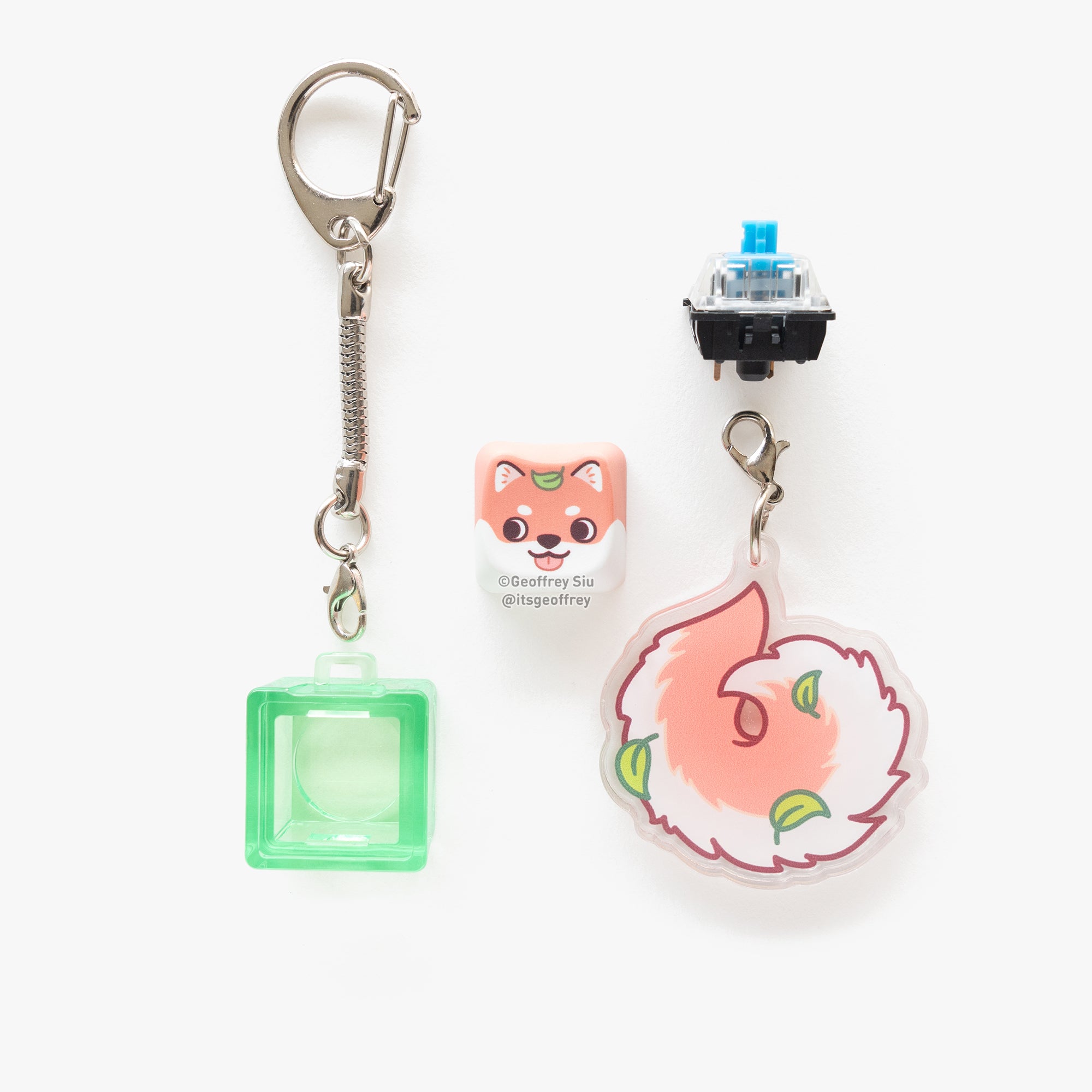 Series 3 Cats and Dogs Clicky Keychain Blind Bag