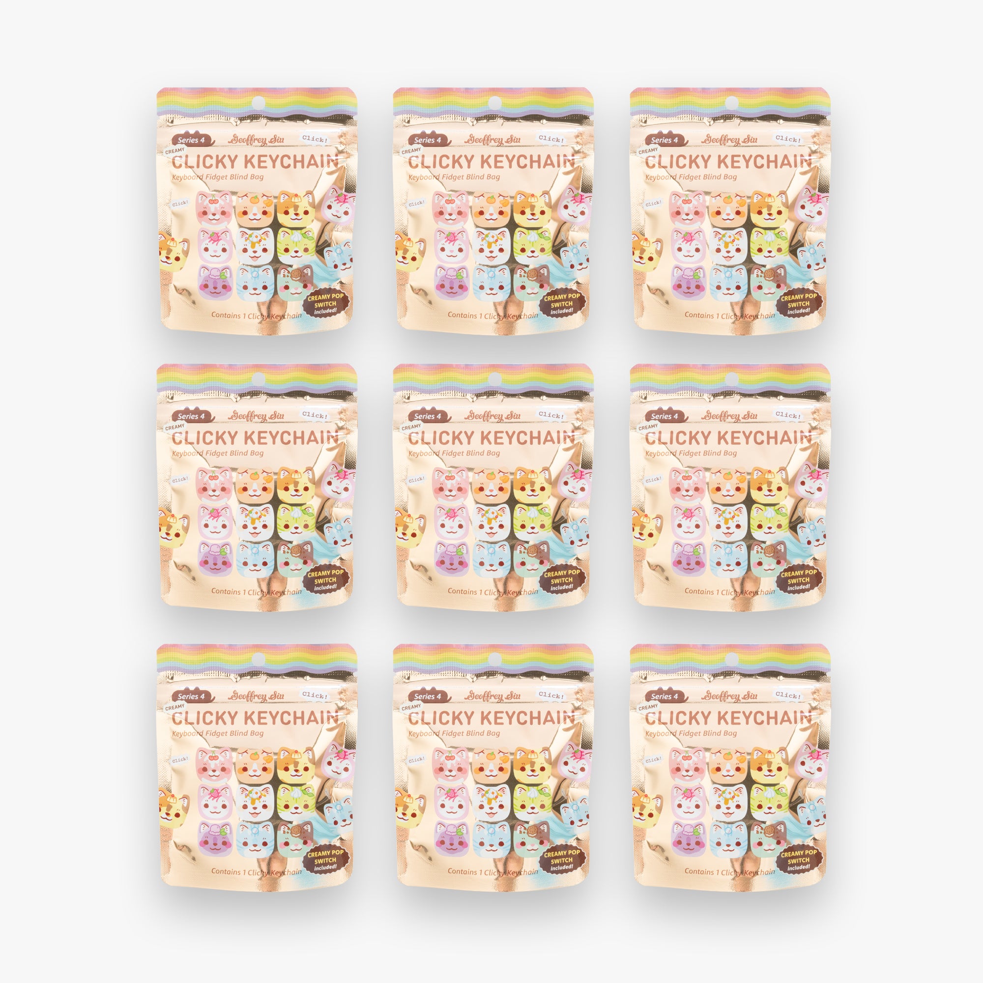 Clicky Keychain Blind Bag Master Sets