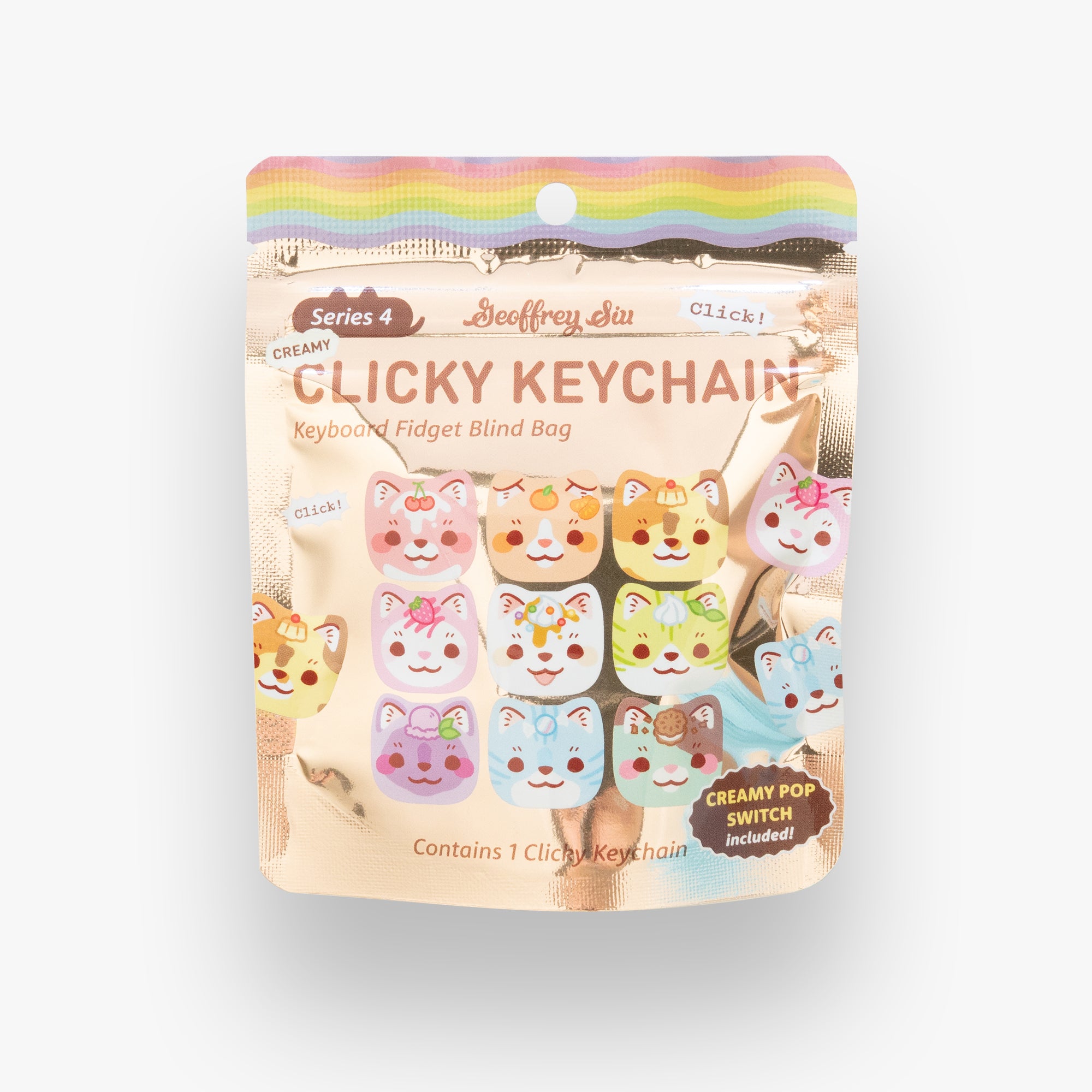 Series 4 Creamy Clicky Keychain Blind Bag
